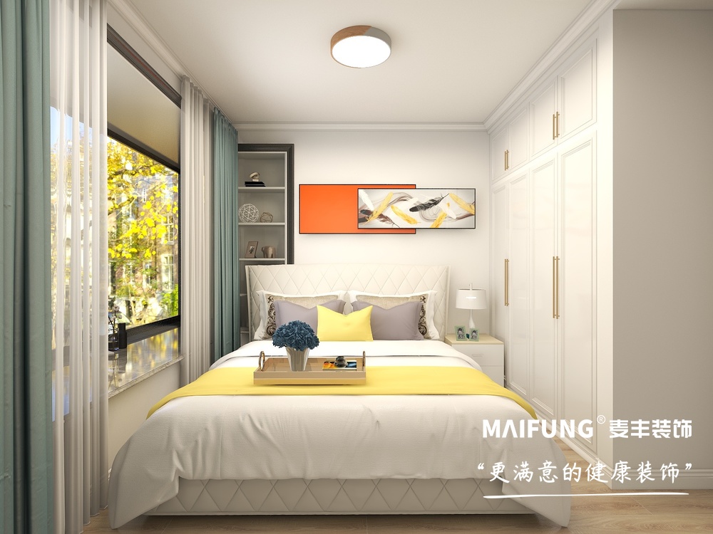 青岛鑫江·桂花园小区装修方案 主卧