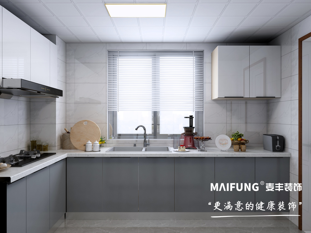 天一仁和•天境三室两厅 124㎡装修效果图 厨房