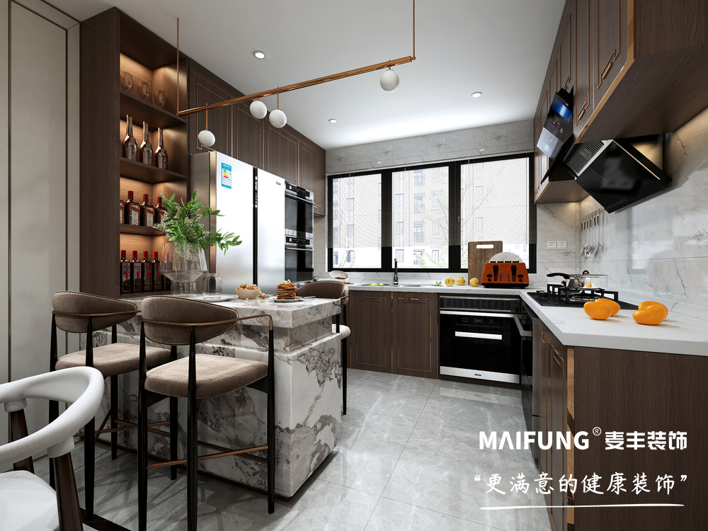 保利观堂装修效果图欧式风格设计案例 厨房