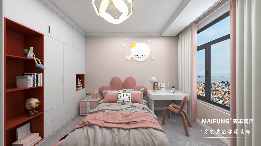 南次卧 青特花屿城三室现代简约风格装修方案