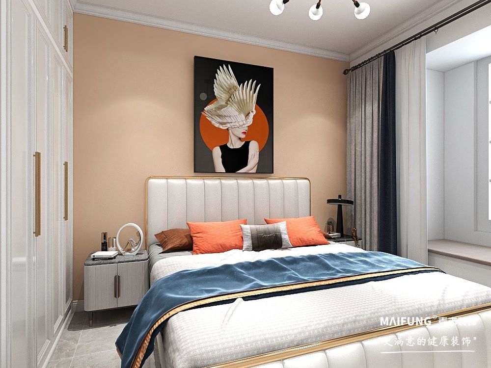 主卧 青岛中建锦绣城雅园小区装修方案