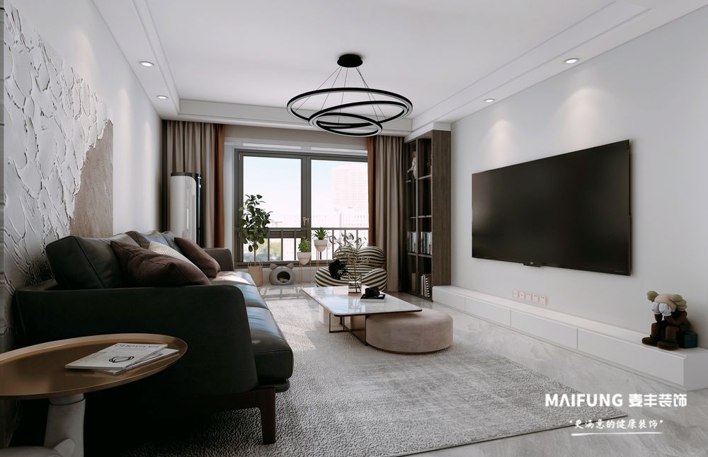 青岛金茂智慧国际城118m²装修样板间