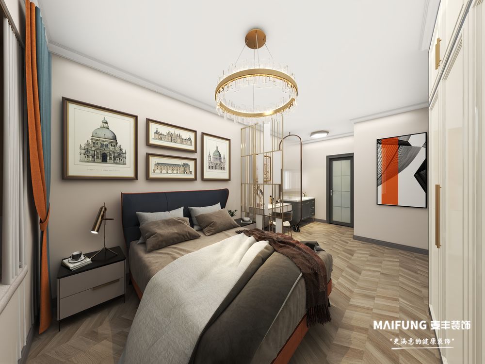 主卧 青岛中铁阅峰小区装修方案