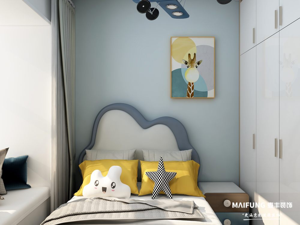 衡山学府三室北欧风格装修方案