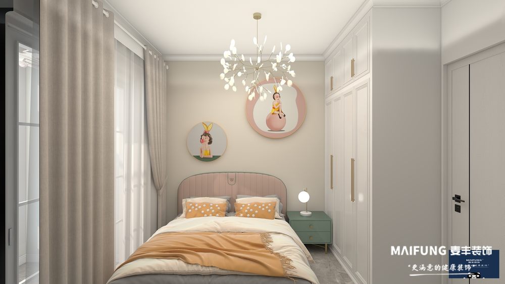 儿童房.jpg 衡山学府三室115m²装修实景图.jpg