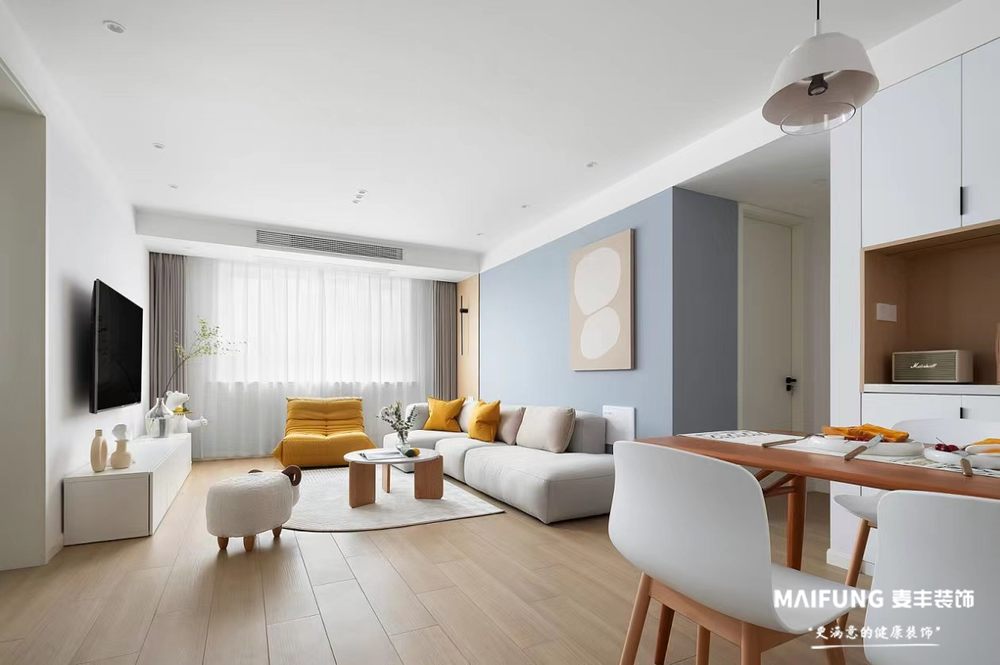中海紫玉观邸装修实景图北欧风格设计案例.jpg