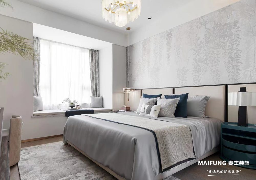 卧室.jpg 龙湖舜山府四室148m²装修实景图.jpg